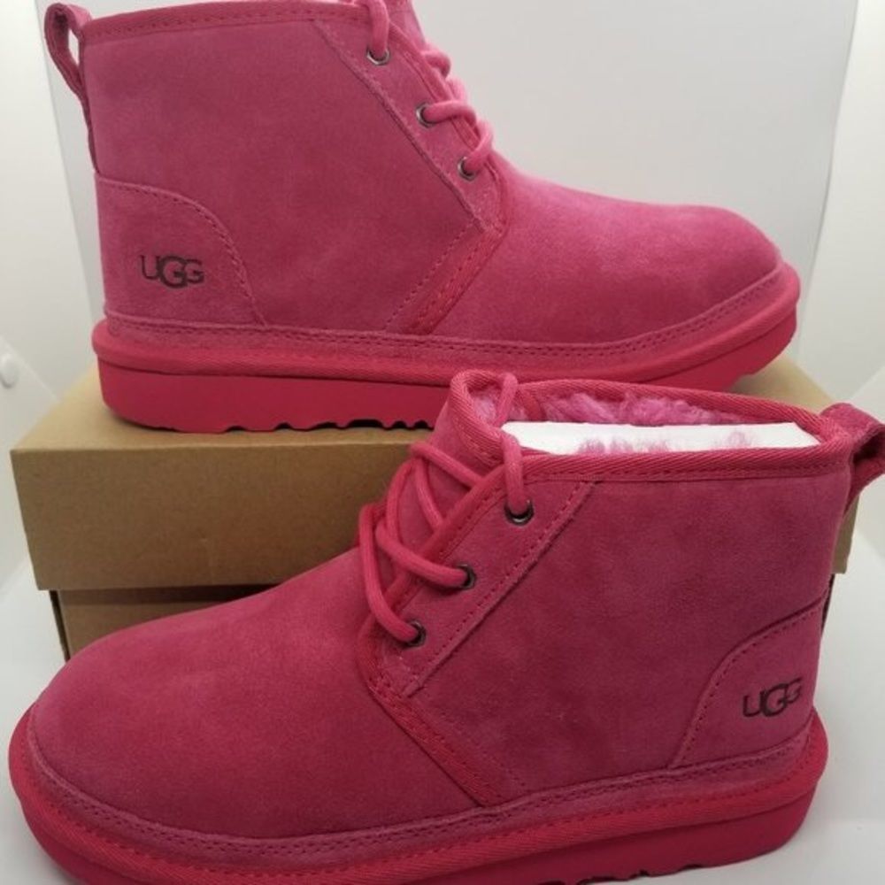 Original UGG NEUMEL BOOTS ROCK ROSE SZ 2 BIG GIRLS